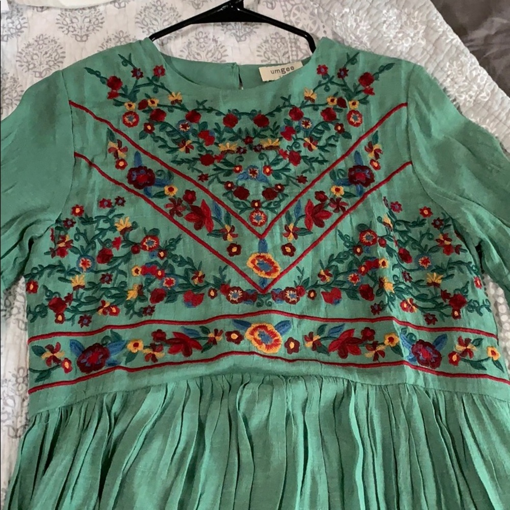 Falyn Floral Embroidered Dress